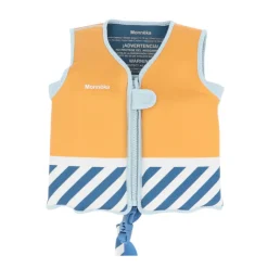 Monnëka Colete Flutuante Stripes Blues & Beyond 2-3 Anos | Ideal para aprendizagem da natação