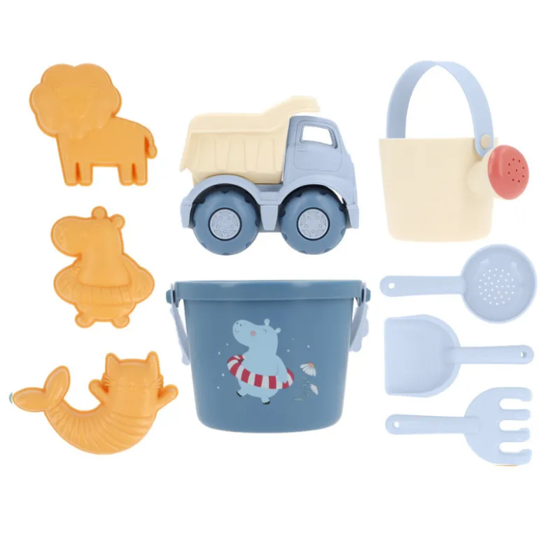 Monnëka Conjunto Brinquedos de Praia Hippos 9 Peças | +6 Meses