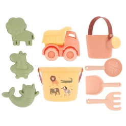 Monnëka Conjunto Brinquedos de Praia Wild Animals 9 Peças | +6 Meses