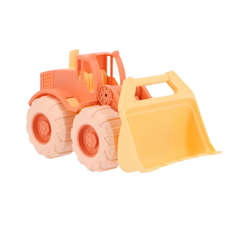 Monnëka Escavadora Laranja 27,5cm | Plástico Flexível Ecológico | +6 Meses