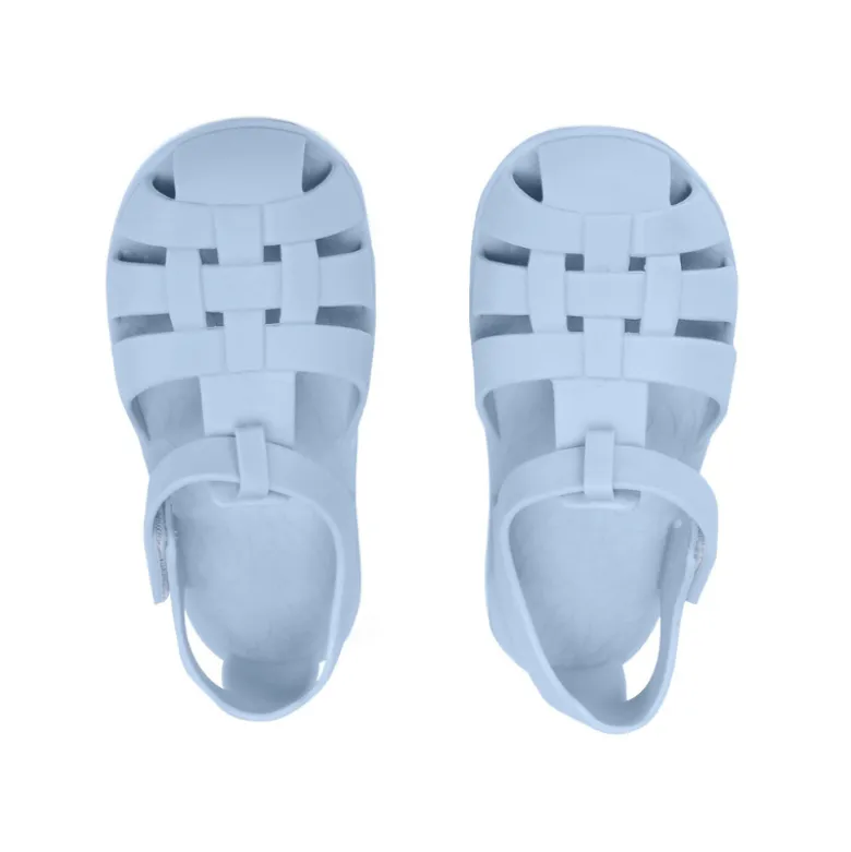 Monnëka Sandálias Infantis T21 Blues & Beyond Azul Bebé | Barefoot | PVC Sem Ftalatos