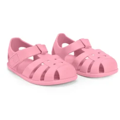Monnëka Sandálias Infantis T20 Whale Pink Rosa | Barefoot | PVC Sem Ftalatos