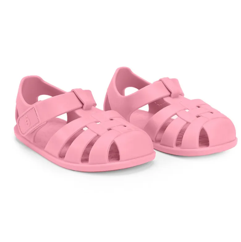 Monnëka Sandálias Infantis T20 Whale Pink Rosa | Barefoot | PVC Sem Ftalatos