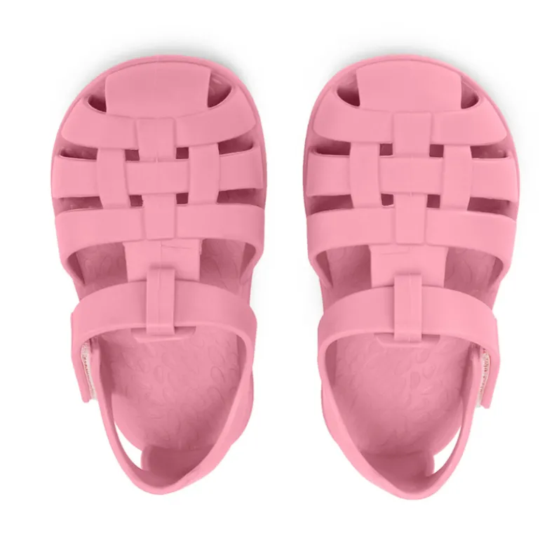 Monnëka Sandálias Infantis T20 Whale Pink Rosa | Barefoot | PVC Sem Ftalatos