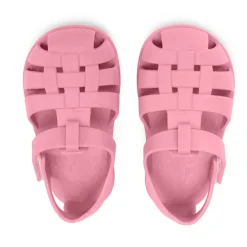 Monnëka Sandálias Infantis T22 Whale Pink Rosa | Barefoot | PVC Sem Ftalatos