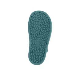 Monnëka Sandálias Infantis T21 Whale Teal Verdes | Barefoot | PVC Sem Ftalatos