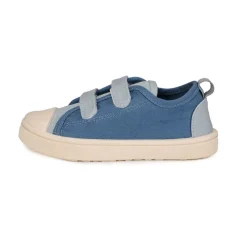 Monnëka Sapatilhas de Lona Infantil Azure T32 | Barefoot Drop Zero | Sola Antiderrapante