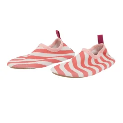 Monnëka Sapatinhos de Praia Stripes Bloom & Blush T26/27 | Proteção UV50+ | Sola Antiderrapante EVA