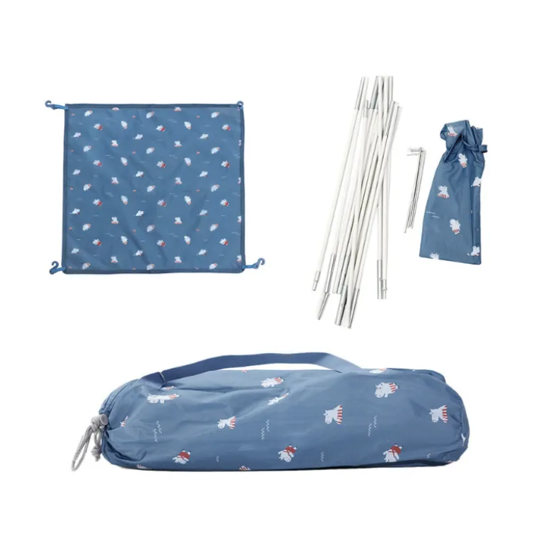 Monnëka Tenda Infantil Hippos | Proteção UPF50+ e Mosquiteiro | 120x120x110cm