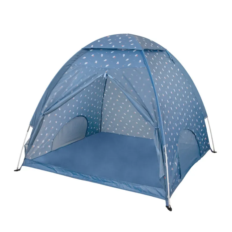 Monnëka Tenda Infantil Hippos | Proteção UPF50+ e Mosquiteiro | 120x120x110cm