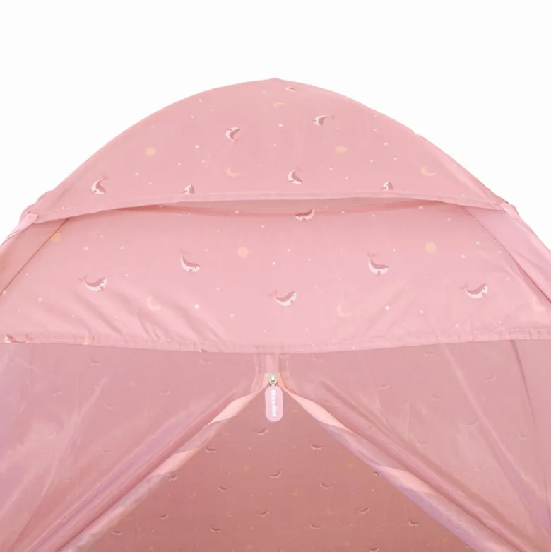 Monnëka Tenda Infantil Whale Pink | Proteção UPF50+ e Mosquiteiro | 120x120x110cm