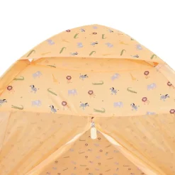 Monnëka Tenda Infantil Wild Animals | Proteção UPF50+ e Mosquiteiro | 120x120x110cm