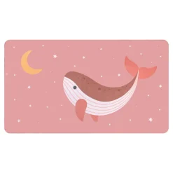Monnëka Toalha de Praia Whale Pink | Microfibra 160x90cm | Secagem Rápida