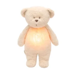 Moonie 2.0 Urso Peluche Sensorial Branco 28cm | Ajuda Sono Bebé