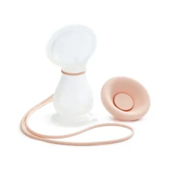 Munchkin Bomba de Leite Manual Silicone 118ml | Extrator Simples e Confortável | Com Ventosa e Tampa