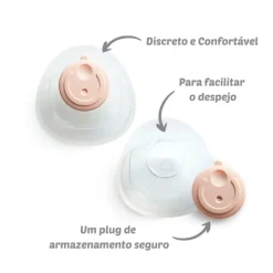 Munchkin Coletor de Leite Silicone 42ml | Recolha Passiva no Sutiã | Discreto e Confortável