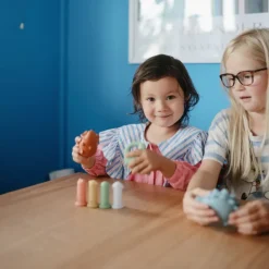 Mushie Brinquedos Banho Dinossauro 10+ Meses | 4 Peças Anti-Bolor