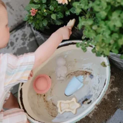 Mushie Brinquedos Banho Espaço 10+ Meses | 4 Peças Anti-Bolor