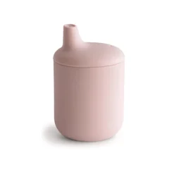 Mushie Copo Didático Silicone Blush +6M