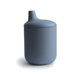 Mushie Copo Didático Silicone Cinza +6M