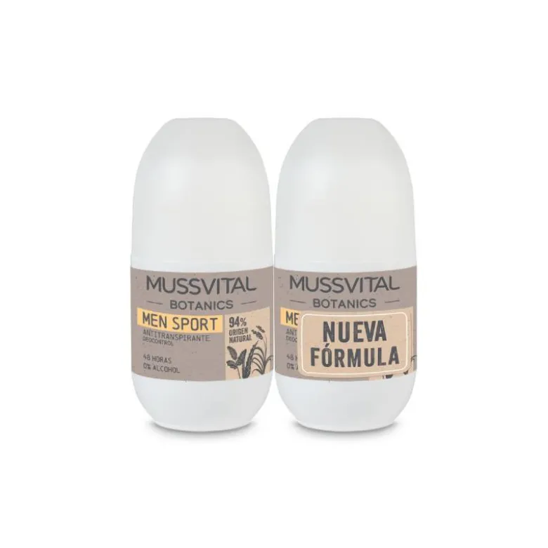 Mussvital Botanics Desodorizante Men Sport 2x75ml