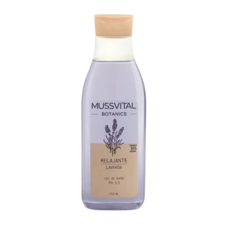 Mussvital Botanics Gel de Banho Lavanda 750ml