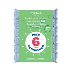 Mustela Bebé BIO Toalhitas de Limpeza Lyocell 6x60