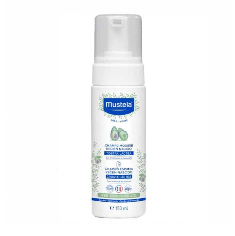 Mustela Bebé Champô Espuma Recém-Nascido 150ml