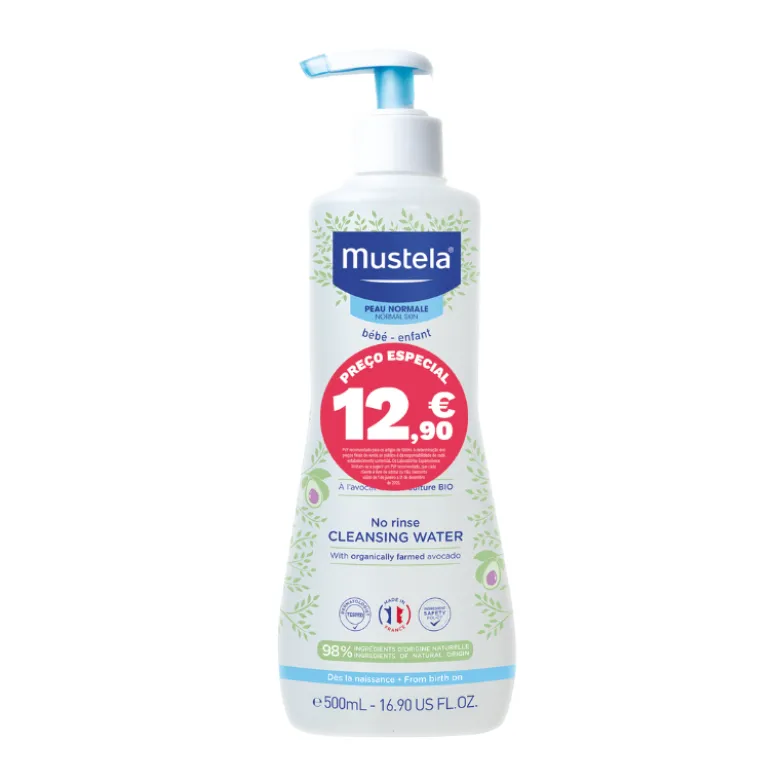 Mustela Bebé Promo Physio Água de Limpeza 500ml
