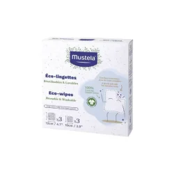 Mustela Bebé Toalhitas ECO Reutilizáveis x6