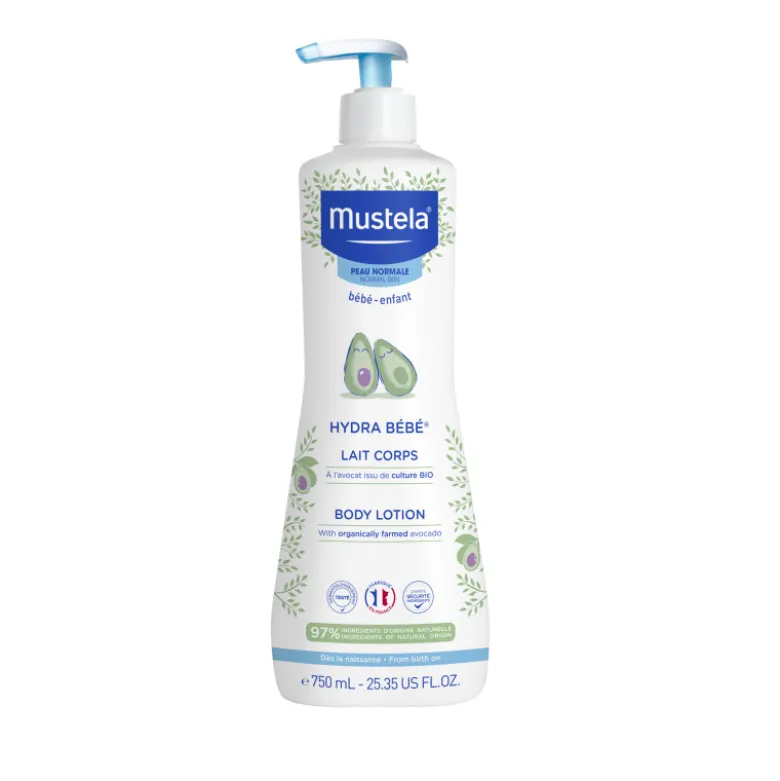 Mustela Leite Corporal Hydra Bebé 750ml | Pele Normal do Bebé e Recém-Nascido