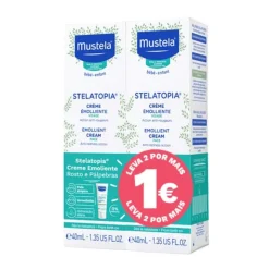 Mustela Pack Stelatopia Creme Rosto 2x40ml