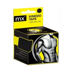 MX Health Fita Kinesio Preto 5cmx5m
