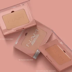 NAM Bronzing Face Pressed Powder 01 Cappuccino 10g