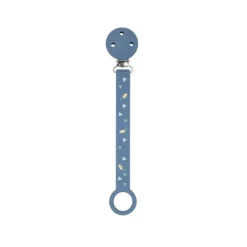 Nattou Corrente Chupeta Silicone Azul Peixes