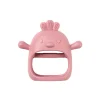 Nattou Mordedor em Luva Silicone Rosa | Brinquedo para Bebé Seguro e Suave