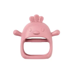 Nattou Mordedor em Luva Silicone Rosa | Brinquedo para Bebé Seguro e Suave