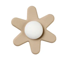 Nattou Spinner Silicone Flor Argila com Ventosa | Brinquedo Sensorial para Bebés