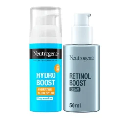 Neutrogena Pack Anti-Idade Retinol Boost Creme 50ml + Hydro Boost SPF50 50ml
