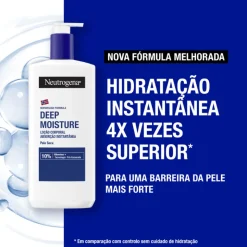 Neutrogena Pack Deep Moisture Loção Corporal 750ml + 400ml -25% | Hidratação Profunda Pele Seca