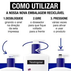 Neutrogena Pack Deep Moisture Loção Corporal 750ml + 400ml -25% | Hidratação Profunda Pele Seca