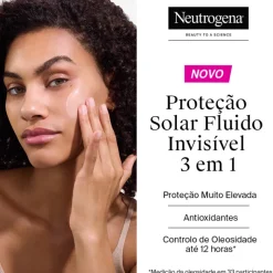 Neutrogena Ultra Sheer Protetor Solar Fluido Invisível Oil-Control FPS 50+ 50ml | Pele Oleosa e Acneica