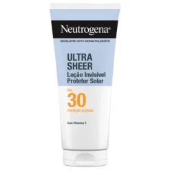 Neutrogena Ultra Sheer Protetor Solar Loção Invisível Corpo FPS 30 200ml | Hidrata e Protege