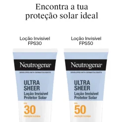 Neutrogena Ultra Sheer Protetor Solar Loção Invisível Corpo FPS 30 200ml | Hidrata e Protege