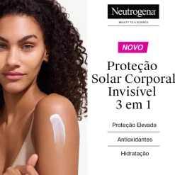 Neutrogena Ultra Sheer Protetor Solar Loção Invisível Corpo FPS 30 200ml | Hidrata e Protege