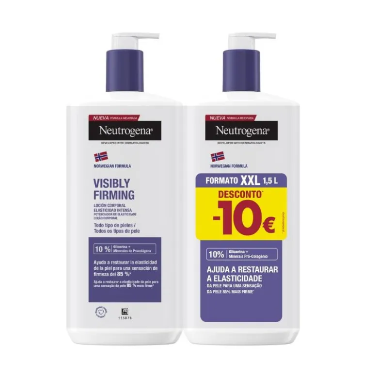 Neutrogena Visibly Renew Loção Corporal Reafirmante 2x750ml
