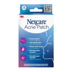 Nexcare Pensos para Acne 15 Unid. | Adesivos Absorventes para Borbulhas
