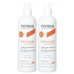 Noreva Lipoleum Gel Lavante 2x400ml Preço Especial