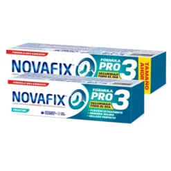 Novafix Pack Pro3 Frescura Creme Adesivo Prótese Dentária 70g + 50g Grátis