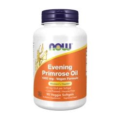 NOW Evening Primrose Oil 1000mg 90 Cápsulas | Saúde da pele e bem-estar feminino